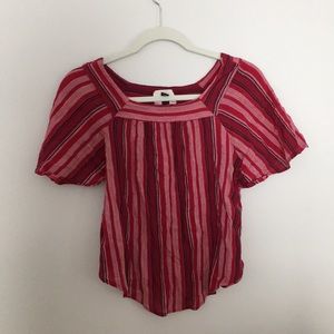 Universal Thread “linen” striped blouse!  XS!